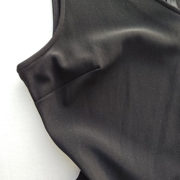 Boston Proper New Fit and Flare Beyond Travel Dress Black Size 10 - Picture 3 of 6
